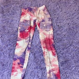 Bobbie Brooks Purple and Red Kids Leggings